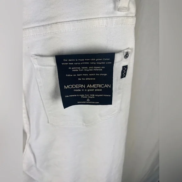 Modern American White Savannah Jeans Size 26 (2) NWT - Picture 11 of 16